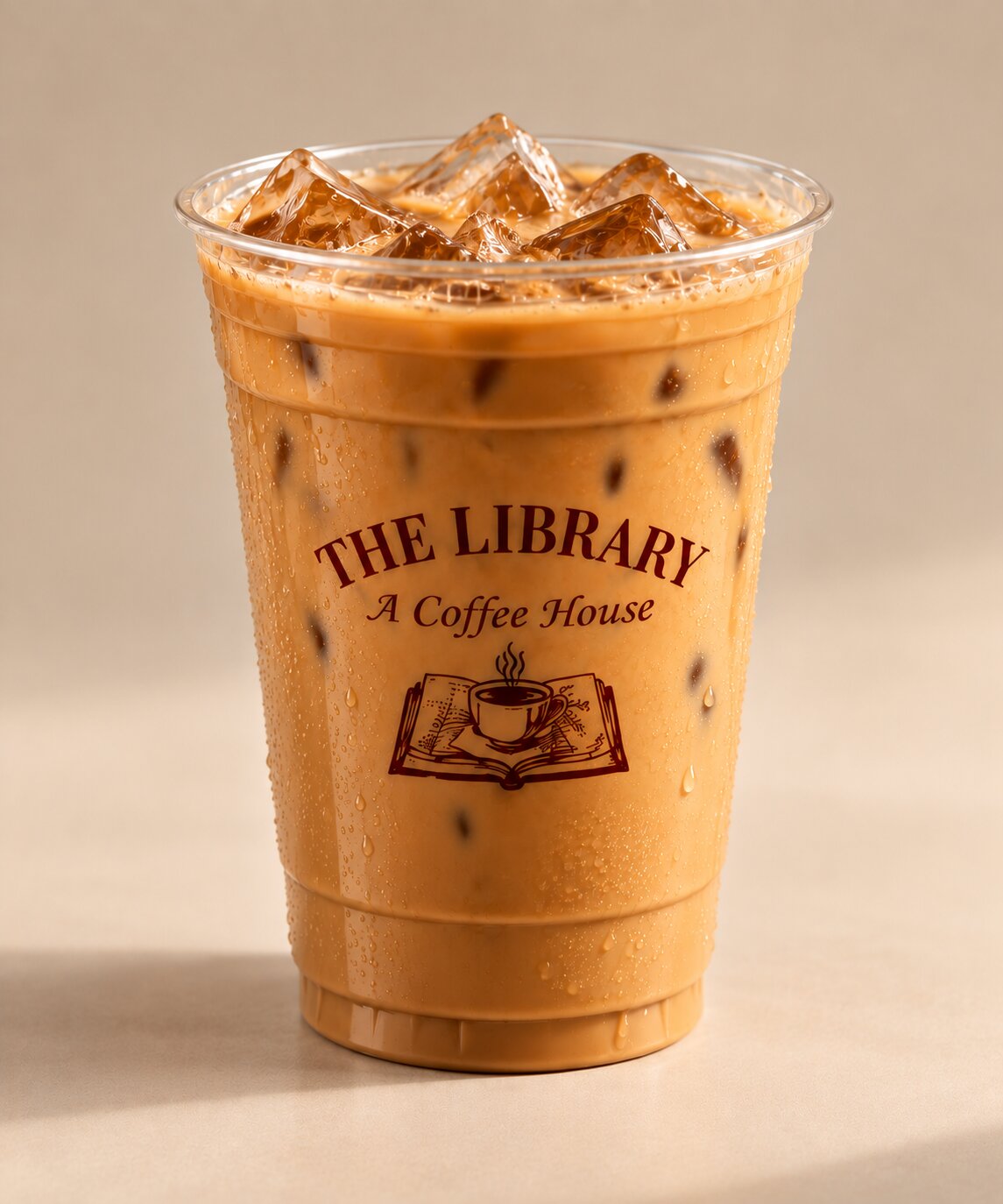 Freshly prepared coffee at The Library Coffee House