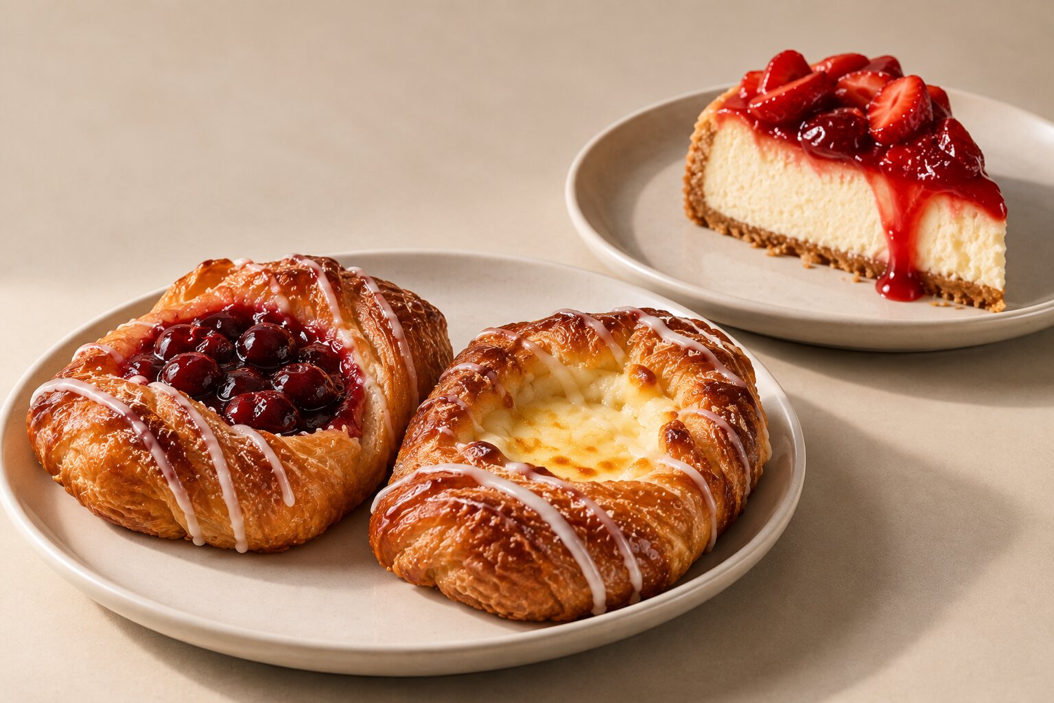 Fresh pastries at The Library Coffee House